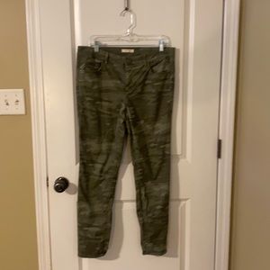 Camouflage pants by LOFT